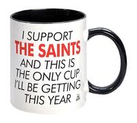 I Support The Saints Rugby League Mug - Gift for St Helens Rugby Fan