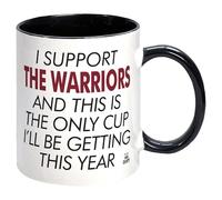 I Support The Warriors Rugby League Mug - Gift for Wigan Rugby Fan