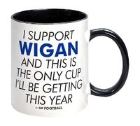I Support Wigan and This is only Cup -Gift Boxed Mug Present idea for Fan Supporter