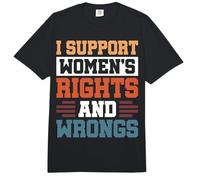 I Support Women's Rights and Wrongs Comfort Colors Adult Heavyweight T-Shirt