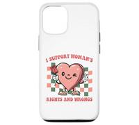I support women's rights and wrongs Quote Case for iPhone 12/12 Pro