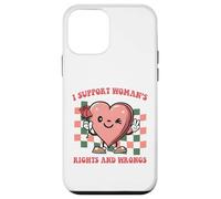 I support women's rights and wrongs Quote Case for iPhone 12 mini