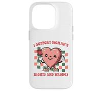 I support women's rights and wrongs Quote Case for iPhone 14 Pro