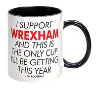 I Support Wrexham and This is only Cup -Gift Boxed Mug Present idea for Fan Supporter