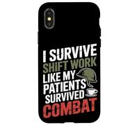 I Survive Shift Work Like My Patients Survived VA Nurse Case for iPhone X/XS