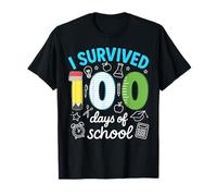 I Survived 100 Days of School 100th Day of School Teacher T-Shirt
