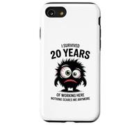 I Survived 20 Years Monster Work Anniversary Humor Case for iPhone SE (2020) / 7/8