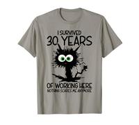 I Survived 30 Years Of Working Here Nothing Scares Me T-Shirt