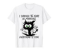 I Survived 46 Years Of Marriage T-Shirt