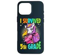 I Survived 5th Grade Graduation Unicorn Last Day Of School Case for iPhone 16 Pro Max