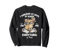 I Survived 67 Days I'm Fine Everything Fine Chihuahua Dog Sweatshirt