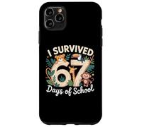 I Survived 67 Days of School Funny Meme Jungle Animals Case for iPhone 11 Pro Max
