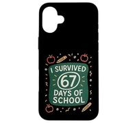 I Survived 67 Days of School Funny Six Seven Hands Meme Case for iPhone 16 Plus
