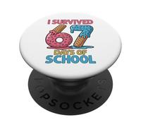 I Survived 67 Days of School Ice Cream Six Seven Teacher PopSockets Adhesive PopGrip