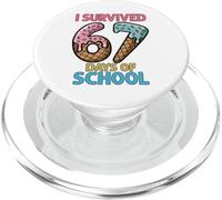 I Survived 67 Days of School Ice Cream Six Seven Teacher PopSockets PopGrip for MagSafe