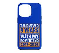 I Survived 9 Years With My Boyfriend 2017 2026 Anniversary Case for iPhone 13 Pro