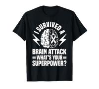 I Survived A Brain Attack Whats Your Superpower Stroke T-Shirt