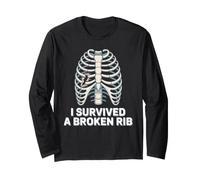 I Survived A Broken Rib Recovery Survivor Long Sleeve T-Shirt