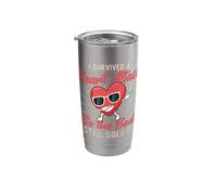I Survived A Heart Attack - Heart Attack Survivor Recovery Stainless Steel Insulated Tumbler