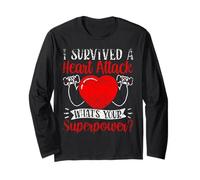 I Survived A Heart Attack What's Your Superpower Cardiac Long Sleeve T-Shirt