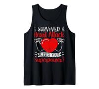 I Survived A Heart Attack What's Your Superpower Cardiac Tank Top