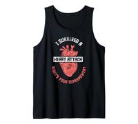 I Survived A Heart Attack What's Your Superpower Cardiac Tank Top