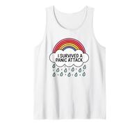 I Survived a Panic Attack - Anxiety Awareness & Mental Heal Tank Top