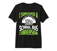I Survived A School Bus Conversion Premium T-Shirt