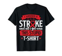 I Survived A Stroke Survivor Stroke Awareness Warrior T-Shirt