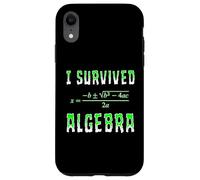 I Survived Algebra Math Class School Case for iPhone XR