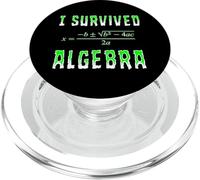 I Survived Algebra Math Class School PopSockets PopGrip for MagSafe
