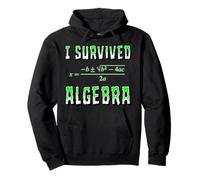 I Survived Algebra Math Class School Pullover Hoodie