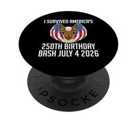 I Survived America's 250th Birthday 4th Of July 2026 PopSockets Adhesive PopGrip