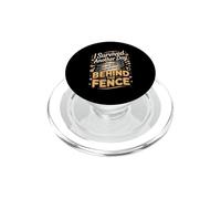 I Survived Another Day Behind The Fence Corrections Officer PopSockets PopGrip for MagSafe