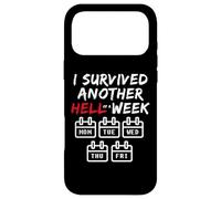 I Survived Another Hell of a W unny Sarcastic Weekend Case for iPhone 17 Pro Max