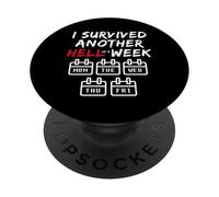 I Survived Another Hell of a W unny Sarcastic Weekend PopSockets Adhesive PopGrip