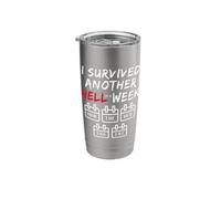 I Survived Another Hell of a W unny Sarcastic Weekend Stainless Steel Insulated Tumbler