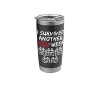 I Survived Another Hell of a W unny Sarcastic Weekend Stainless Steel Insulated Tumbler