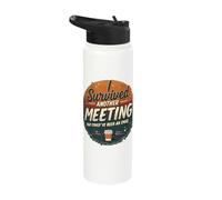 I Survived Another Meeting That Could've Been an Email Stainless Steel Insulated Water Bottle