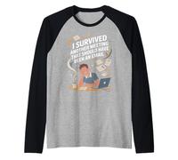 I Survived Another Meeting That Should Have Been an Email Raglan Baseball Tee