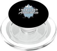 I Survived Antarctica Continent Expedition Antarctica PopSockets PopGrip for MagSafe