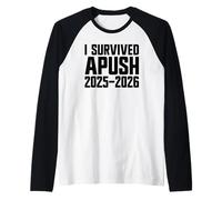I Survived Apush 2025-2026 AP US History I Survived Apush Raglan Baseball Tee