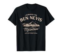 I Survived Ben Nevis Mountain Scotland Hiking Gift T-Shirt