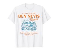 I Survived Ben Nevis Munro Scotland Hiking Gift T-Shirt