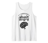 I Survived Brain Surgery Survivor Surgeries Patient Tank Top