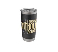 I Survived Catholic School Stainless Steel Insulated Tumbler