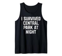 I Survived Central Park at Night NYC for Men and Women Tank Top