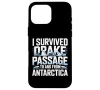 I Survived Drake Passage To From Antarctica Survivor Case for iPhone 16 Pro Max