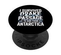 I Survived Drake Passage To From Antarctica Survivor PopSockets Adhesive PopGrip