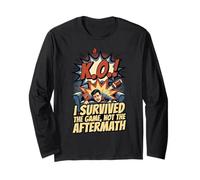 I Survived Game not Aftermath Funny Football Hangover Long Sleeve T-Shirt